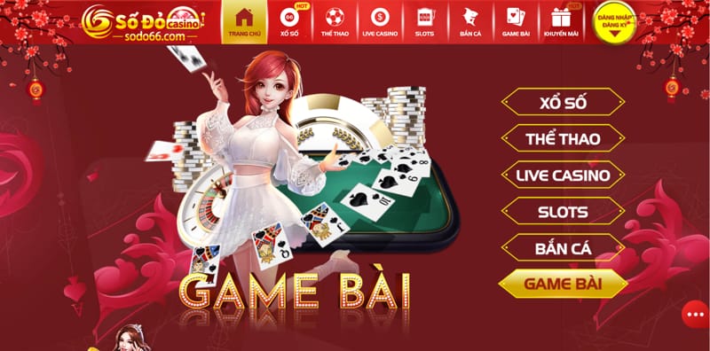 Sảnh game bài của nhà cái SODO66